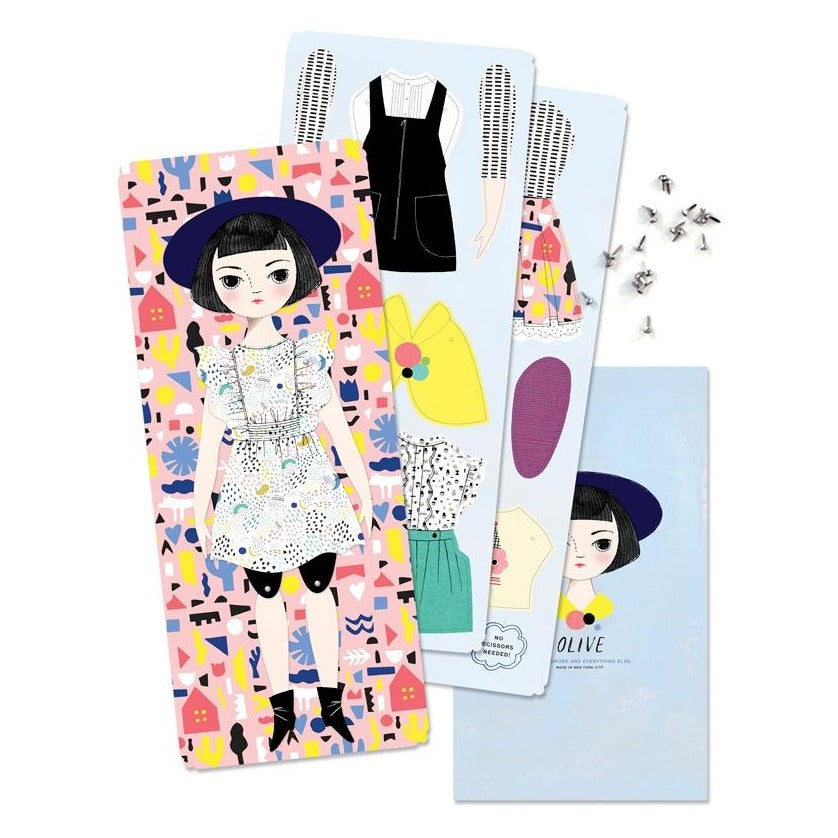 olive paper doll kit