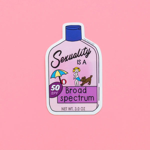 sexuality is a broad spectrum - sticker