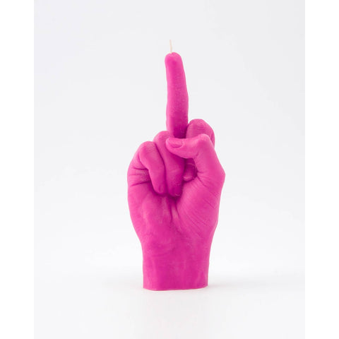 fuck you hand gesture - candle