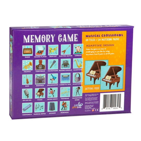 musical crossroads memory game