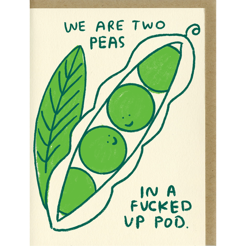 two peas card