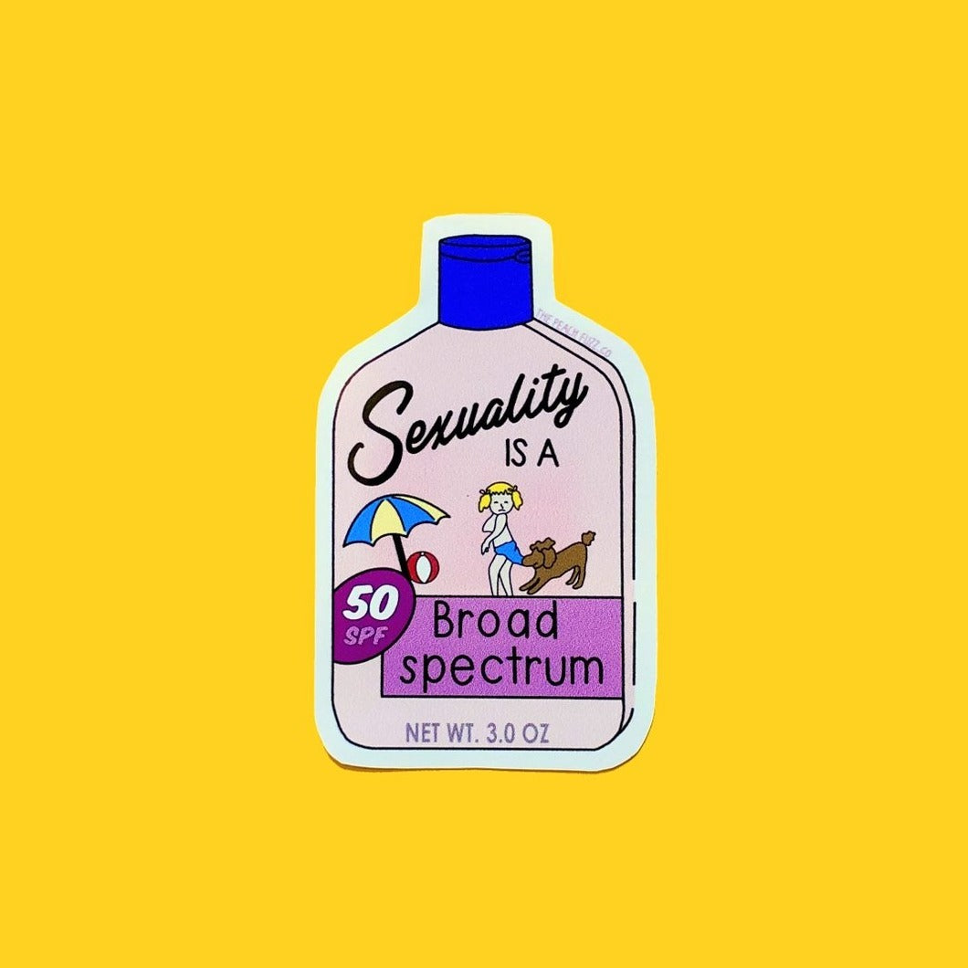 sexuality is a broad spectrum - sticker