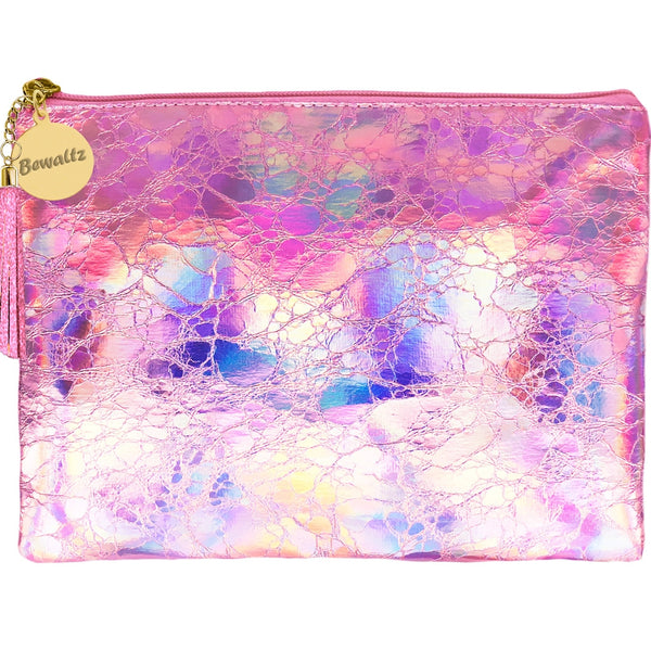 holographic wristlet pouch