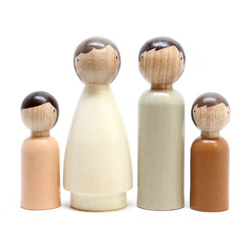 the organic family doll set i