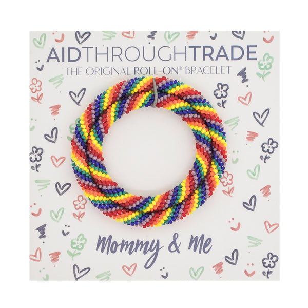 rainbow love - mommy & me bracelets