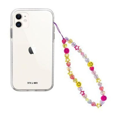 summer camp beaded phone charm