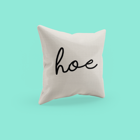 mix n' match throw pillow cover -  hoe