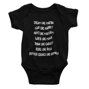 shatter ceilings like kamala - baby onesie